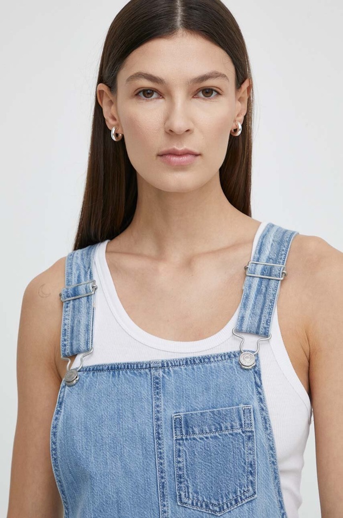 Džínové šaty Levi's modrá A7575