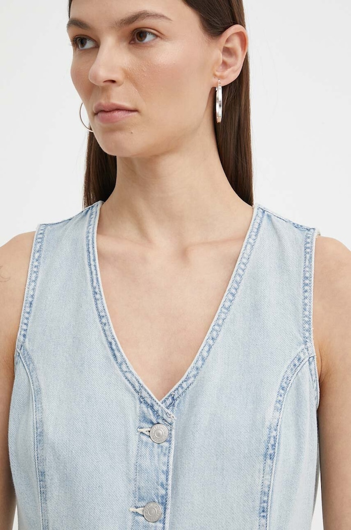 Džínové šaty Levi's A7600 modrá
