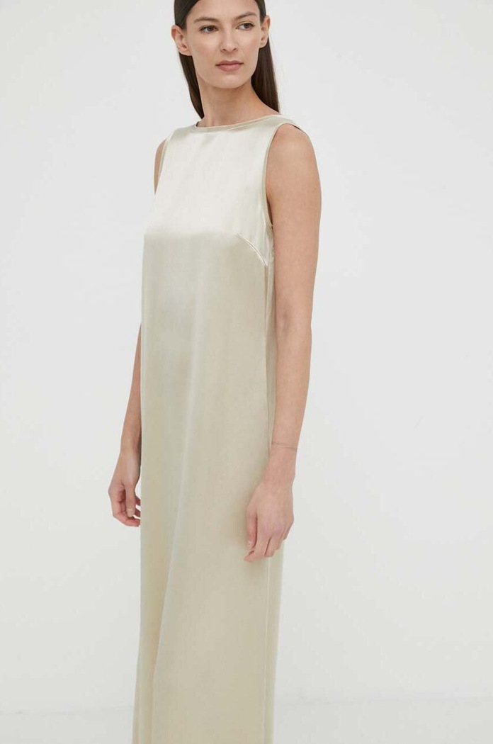 Šaty By Malene Birger Q71625025 béžová