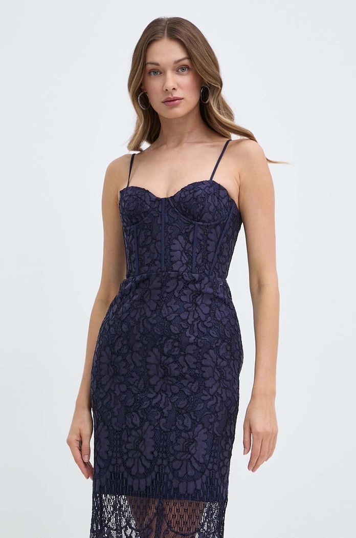 Šaty Bardot FLORENCE 58401DB.NAVY tmavomodrá AW24
