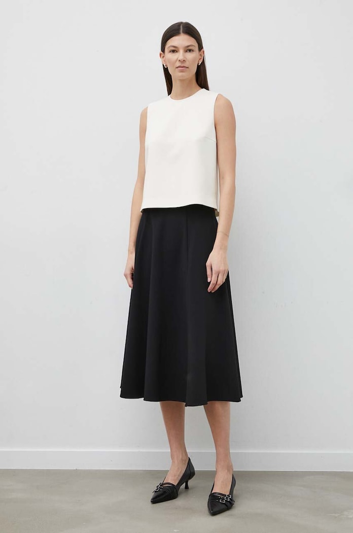 Theory spódnica O0205301 czarny SS24