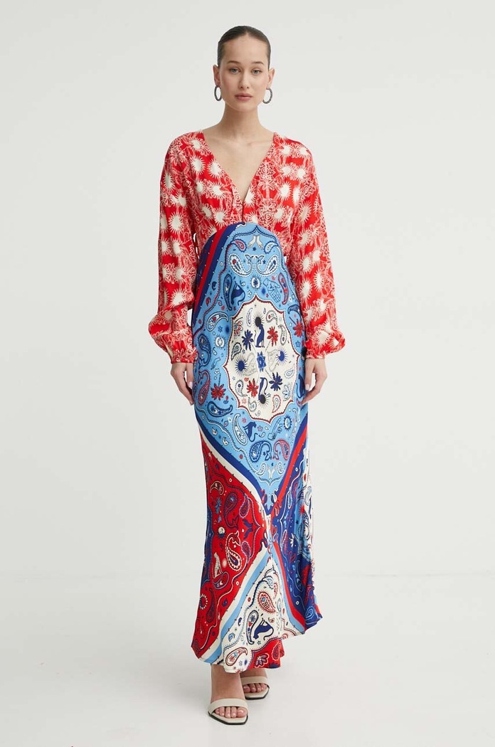 Рокля Never Fully Dressed вискоза червен NFDDR1227.Red