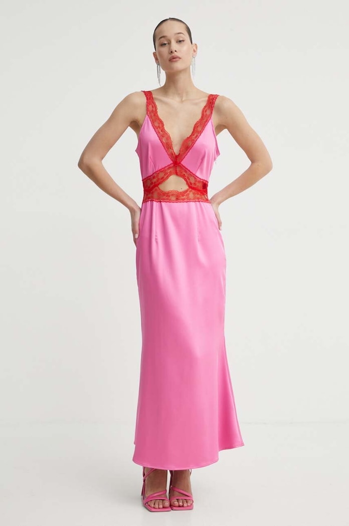 Φόρεμα Never Fully Dressed ροζ NFDDR1246.Pink