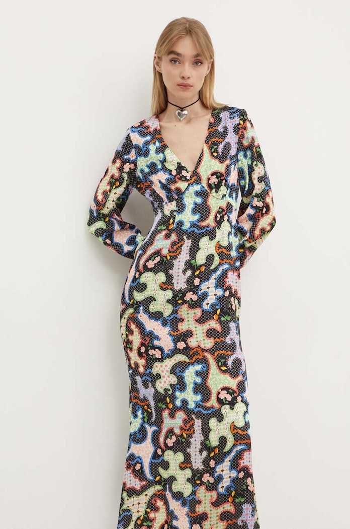 Never Fully Dressed sukienka multicolor NFDDR1283.Black