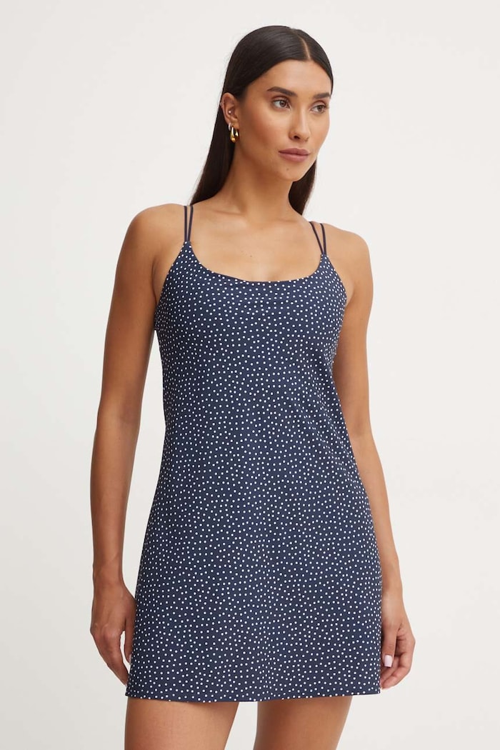 Plážové šaty Abercrombie & Fitch KI159.4379.206 tmavomodrá SS24