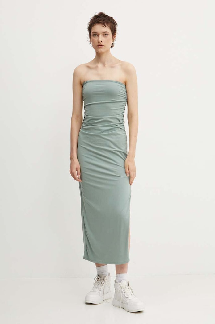 Šaty Abercrombie & Fitch KI159.4535.320 tyrkysová SS24
