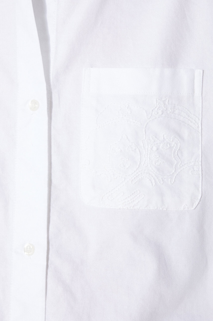 Βαμβακερό φόρεμα Fiorucci Angel Embroidered W01FPDSH063CO01WH01 λευκό