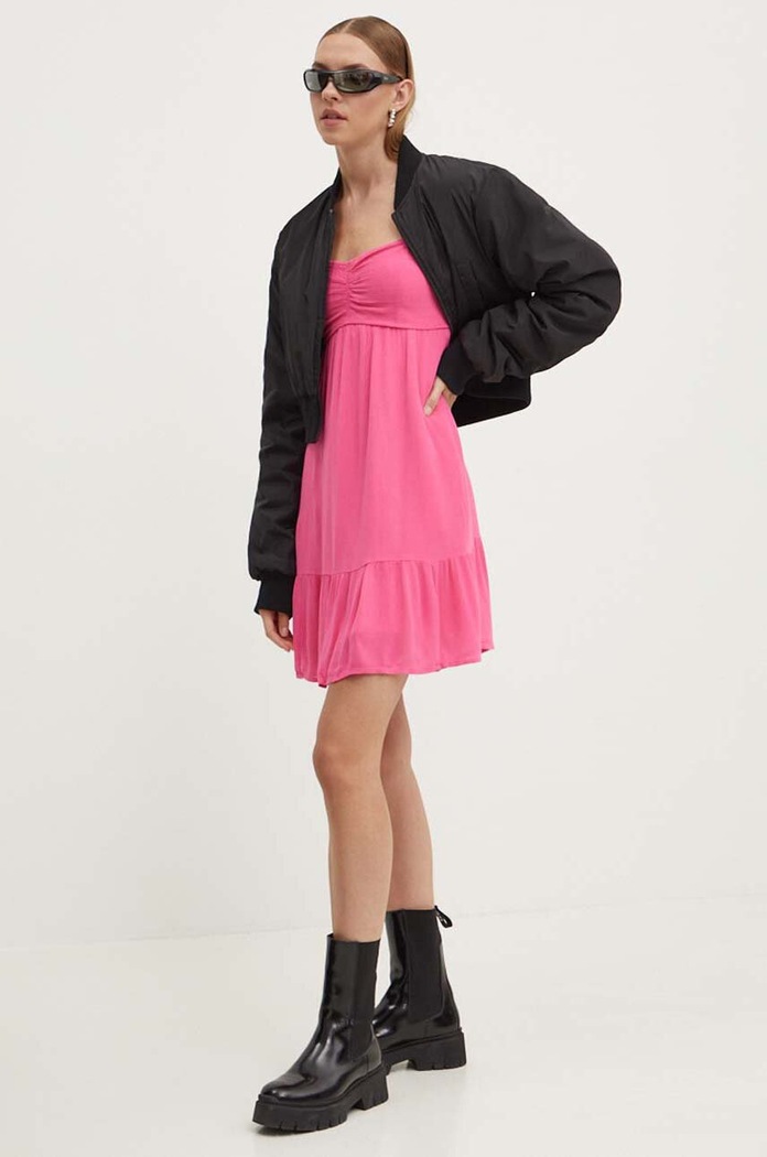 Šaty Hollister Co. KI359.4187.620 ružová SS24