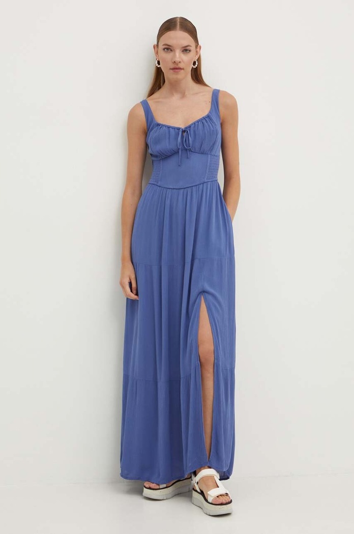 Φόρεμα Hollister Co. casual σκούρο μπλε KI359.4283.201