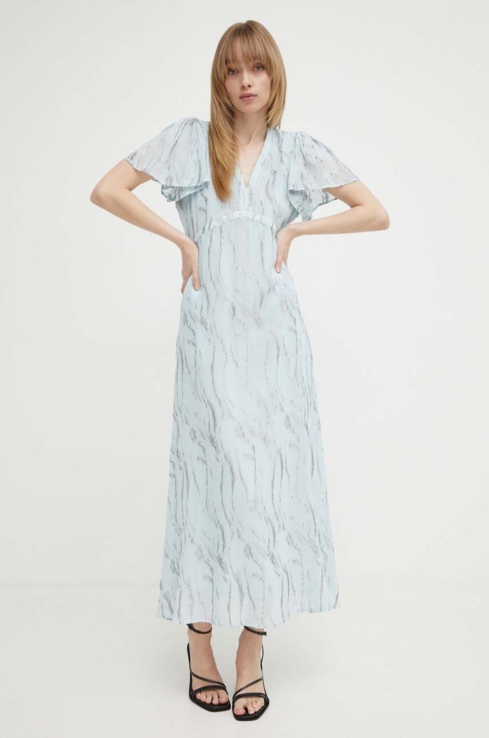 Bruuns Bazaar rochie OdiaBBMajly dress maxi albastru BBW3951