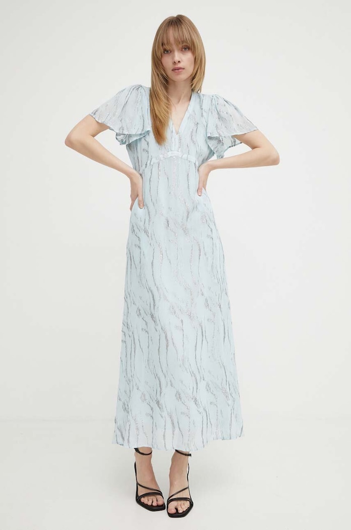 Bruuns Bazaar rochie OdiaBBMajly dress maxi albastru BBW3951