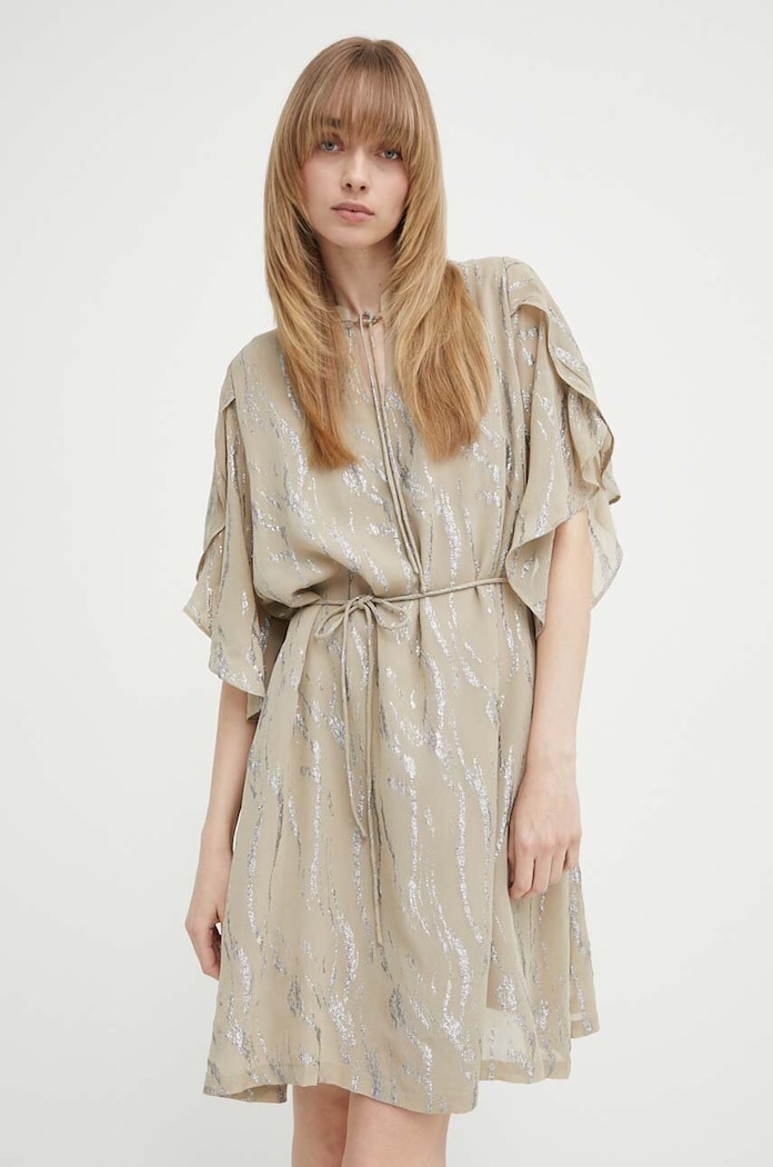 Šaty Bruuns Bazaar OdiaBBParez dress béžová BBW3953