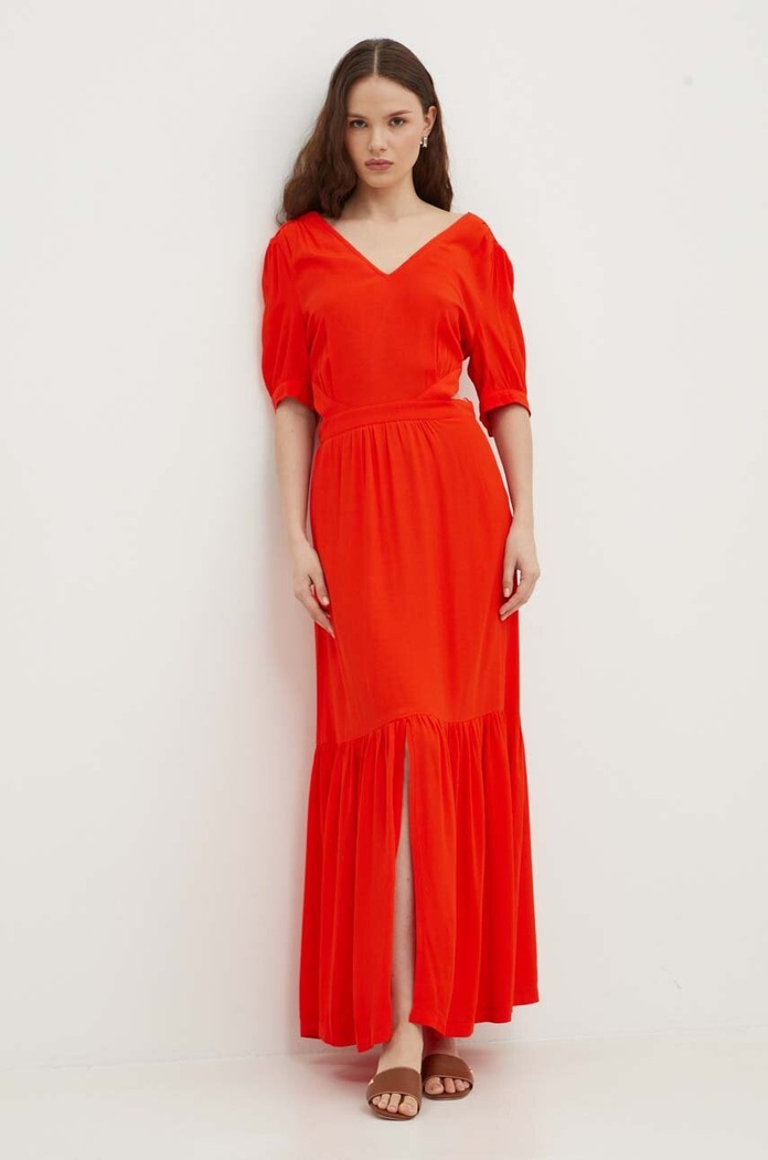 La Petite Française rochie RETARD PFRETARD rosu SS24
