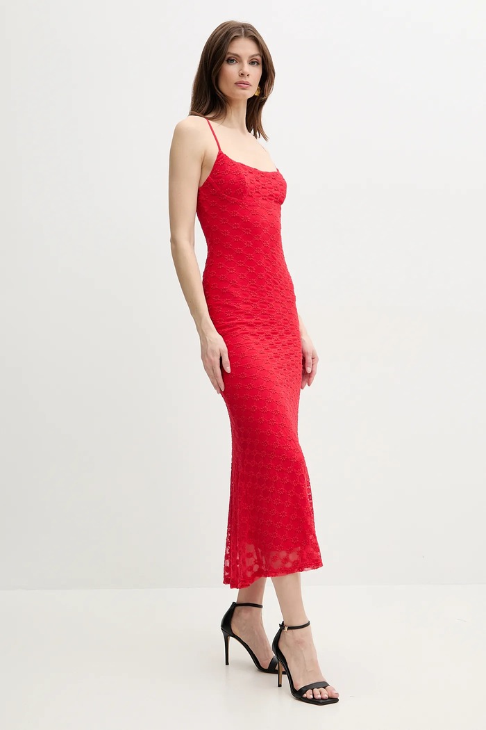 Îmbrăcăminte Bardot rochie ADONI 57998DB1 rosu