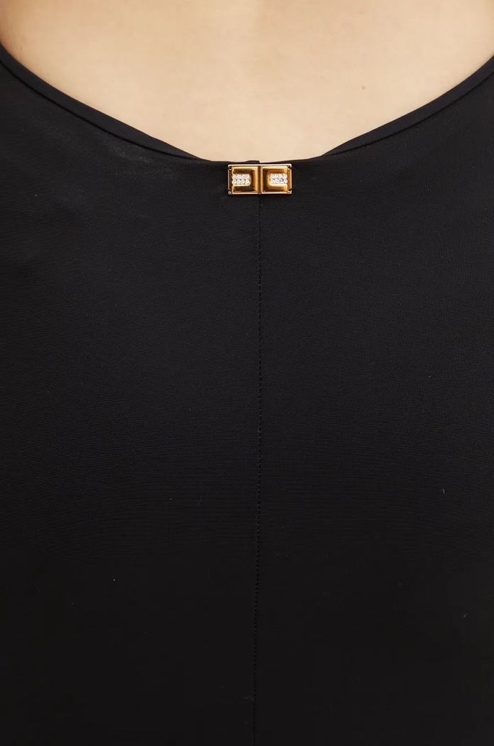 Рокля Elisabetta Franchi AB58642E2.NORBLIN черен