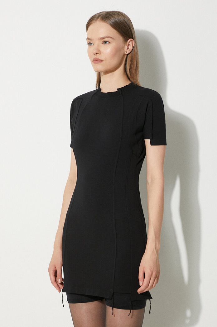 VETEMENTS dress Blackout Cut-Up Mini Dress black WE64DR280B