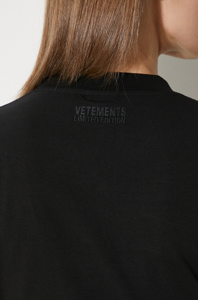 VETEMENTS dress Blackout Cut-Up Mini Dress WE64DR280B