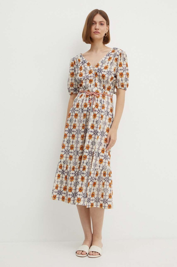 La Petite Française sukienka bawełniana PFRECONFORT multicolor SS24