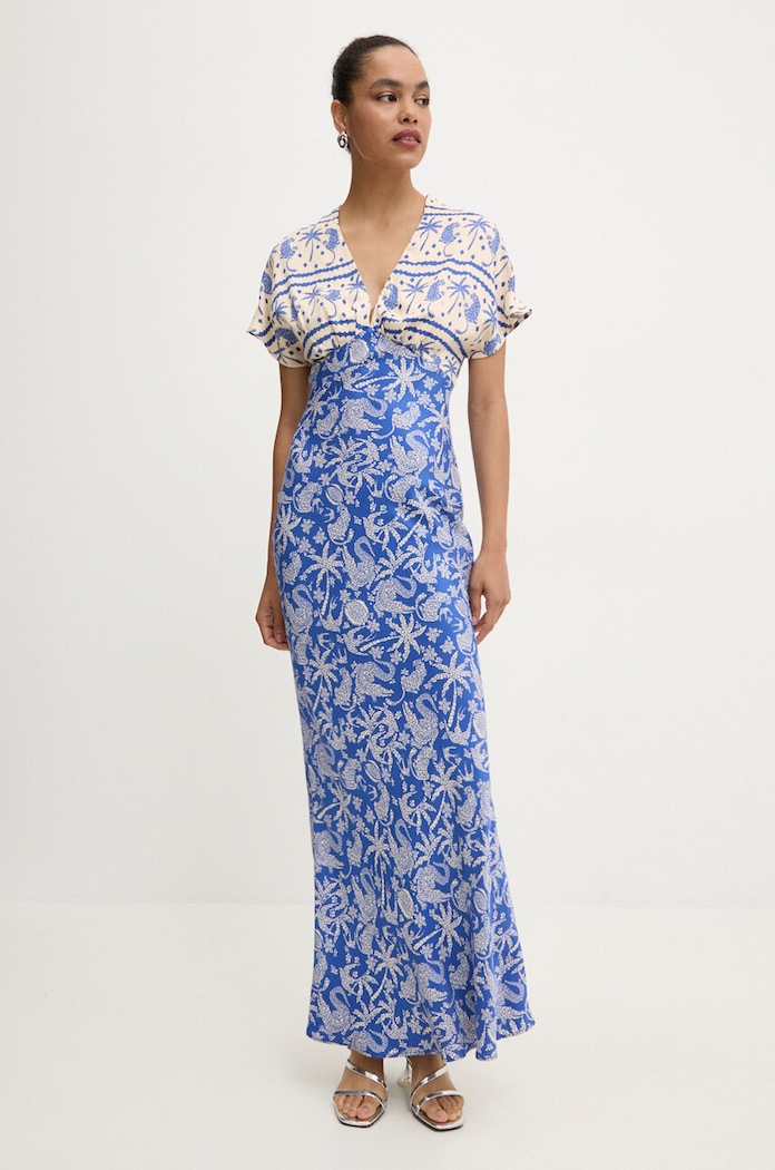 Never Fully Dressed vestito Elodie Dress maxi blu NFDDR1300