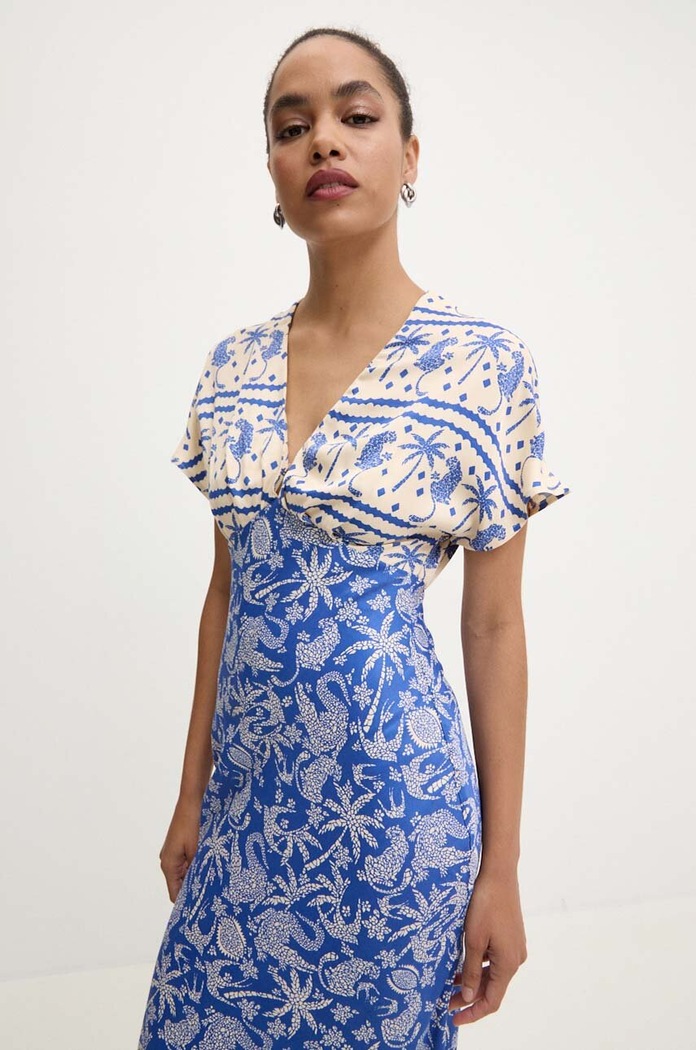 Abbigliamento Never Fully Dressed vestito Elodie Dress NFDDR1300 blu