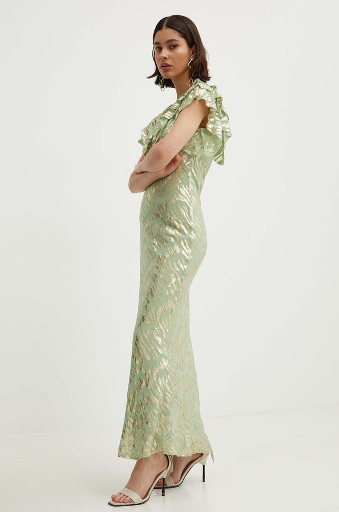 Рокля Never Fully Dressed Tilda Dress NFDDR1350 зелен SS24