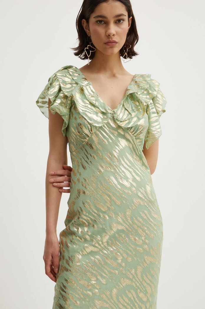 Дрехи Рокля Never Fully Dressed Tilda Dress NFDDR1350 зелен