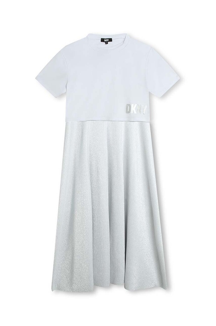Dkny sukienka dziecięca D60116.114.150 szary SS24