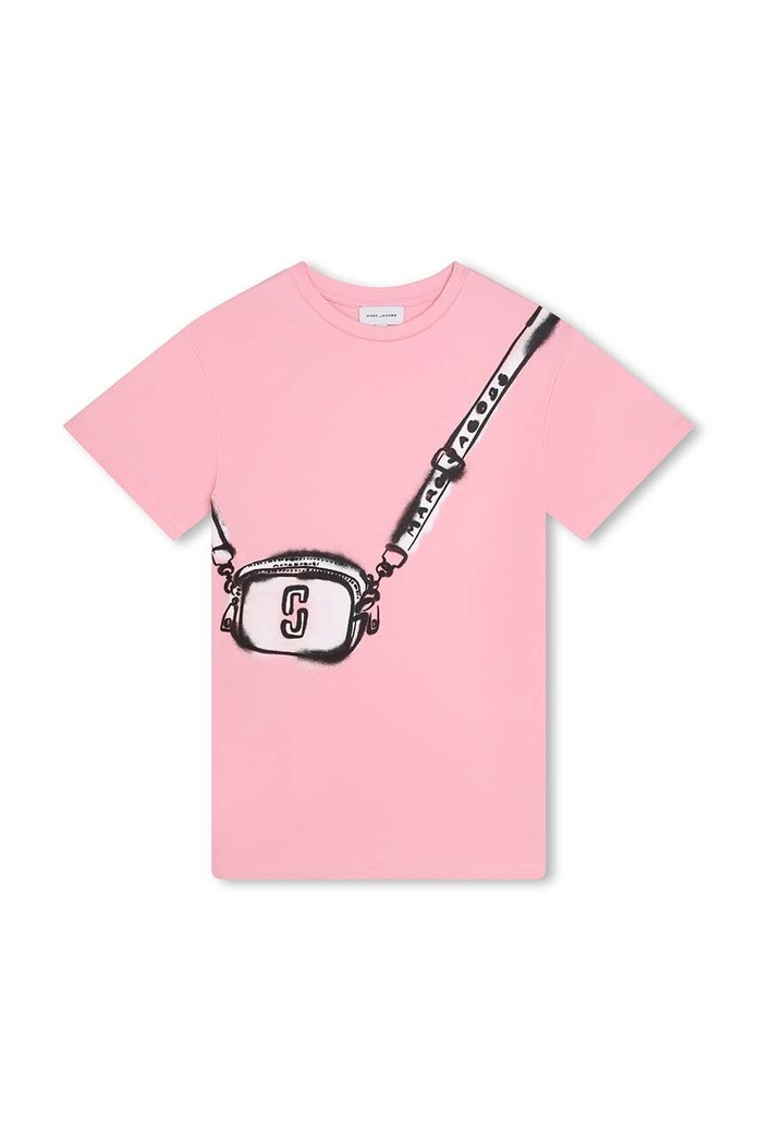 Marc Jacobs gyerek pamutruha rövid rózsaszín W60072.114.150