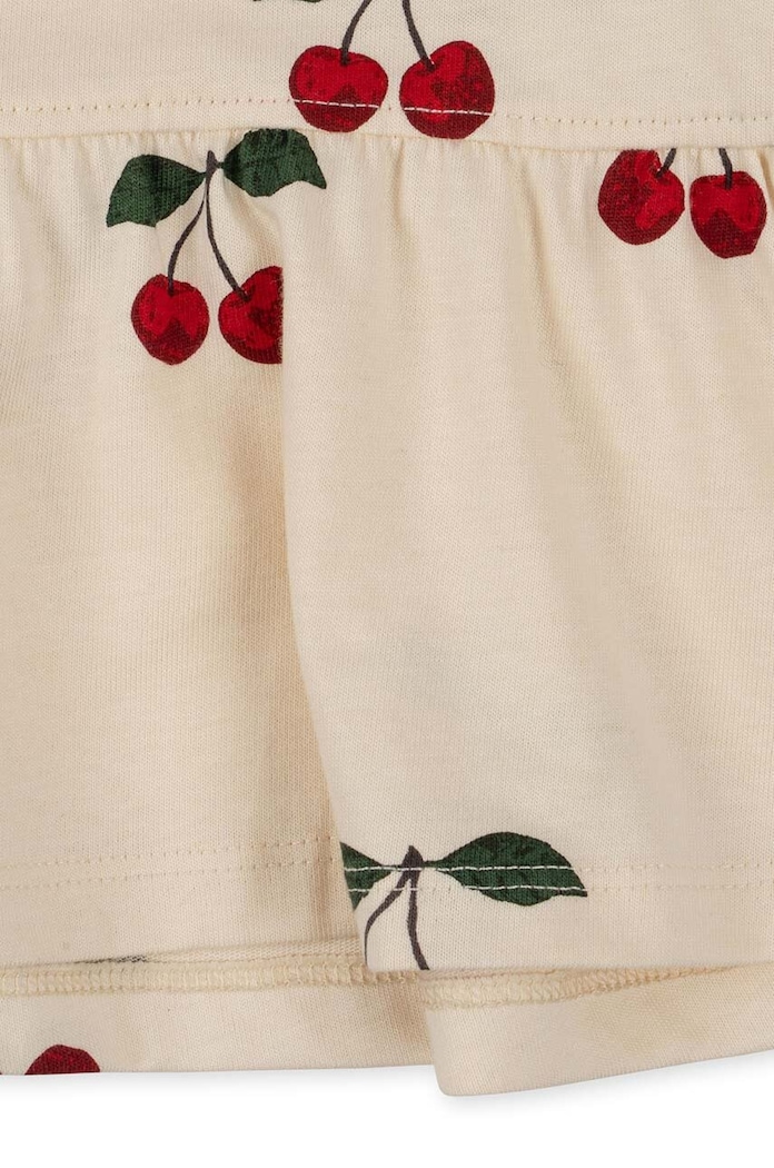 Rochie din bumbac pentru copii Konges Sløjd rosu KS100946