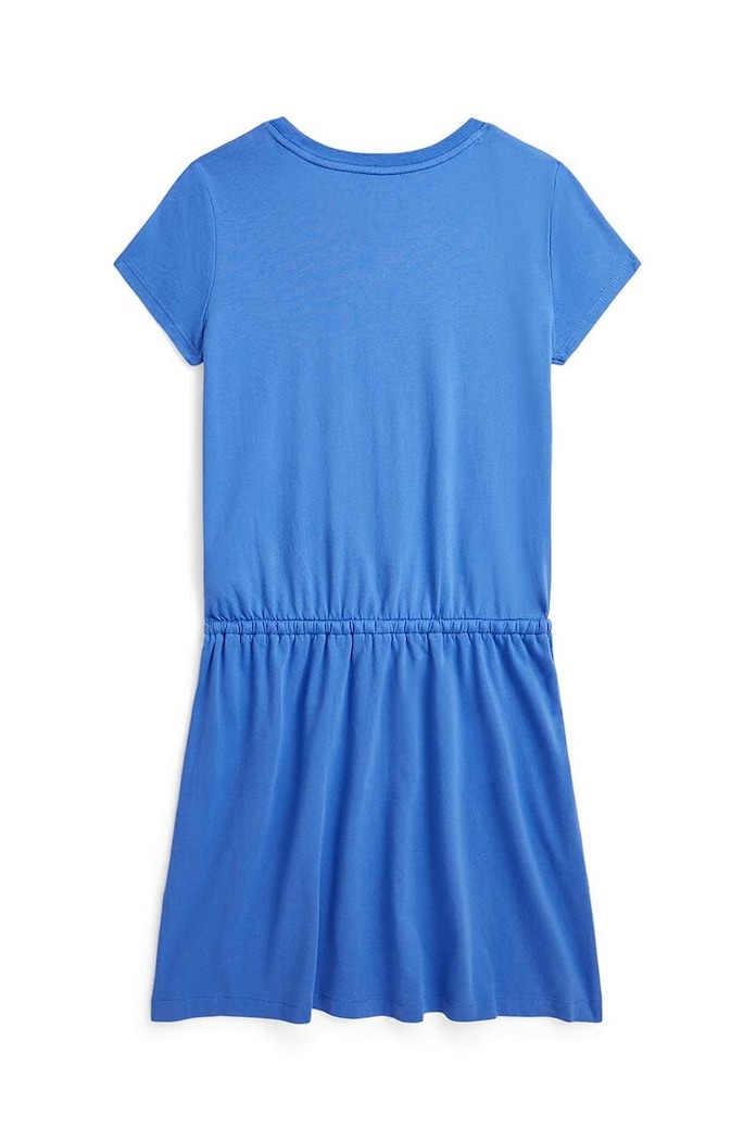 Polo Ralph Lauren sukienka bawełniana dziecięca 313934978001 niebieski SS24
