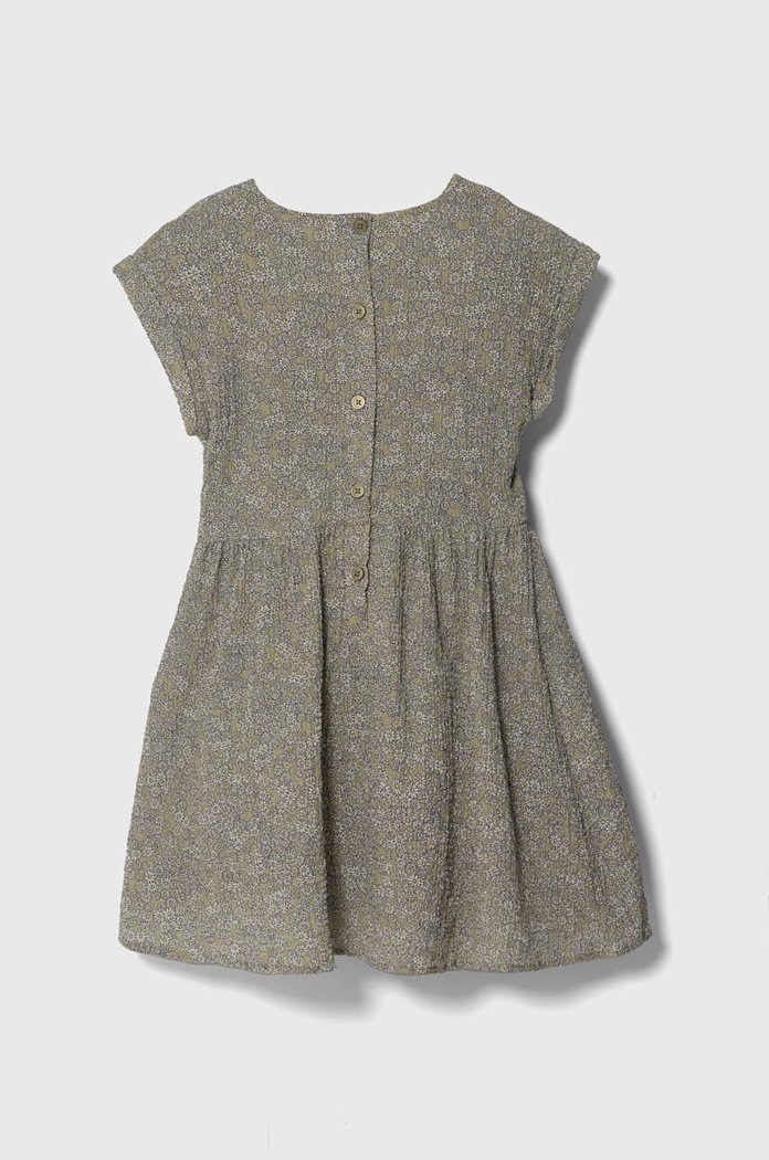 Dívčí šaty United Colors of Benetton 4RFGCV02A.G.Seasonal zelená SS24