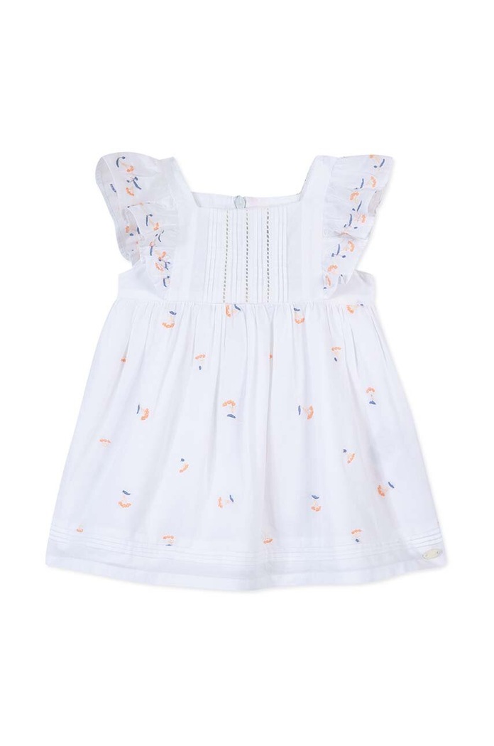 Tartine et Chocolat sukienka bawełniana niemowlęca TY30161.60.74 biały SS24
