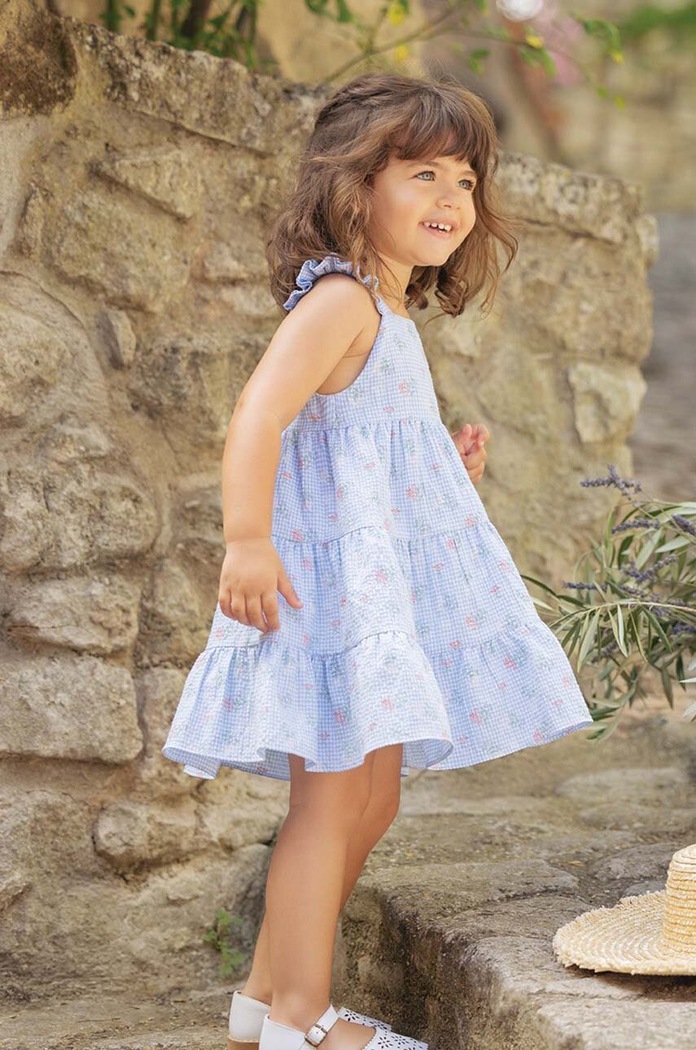 Tartine et Chocolat rochie bebe mini albastru TY30151.80.94