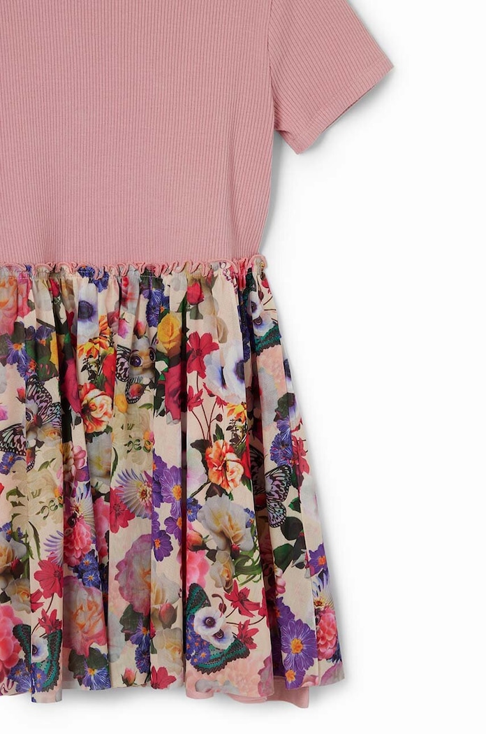 Desigual sukienka dziecięca różowy 24SGVK02