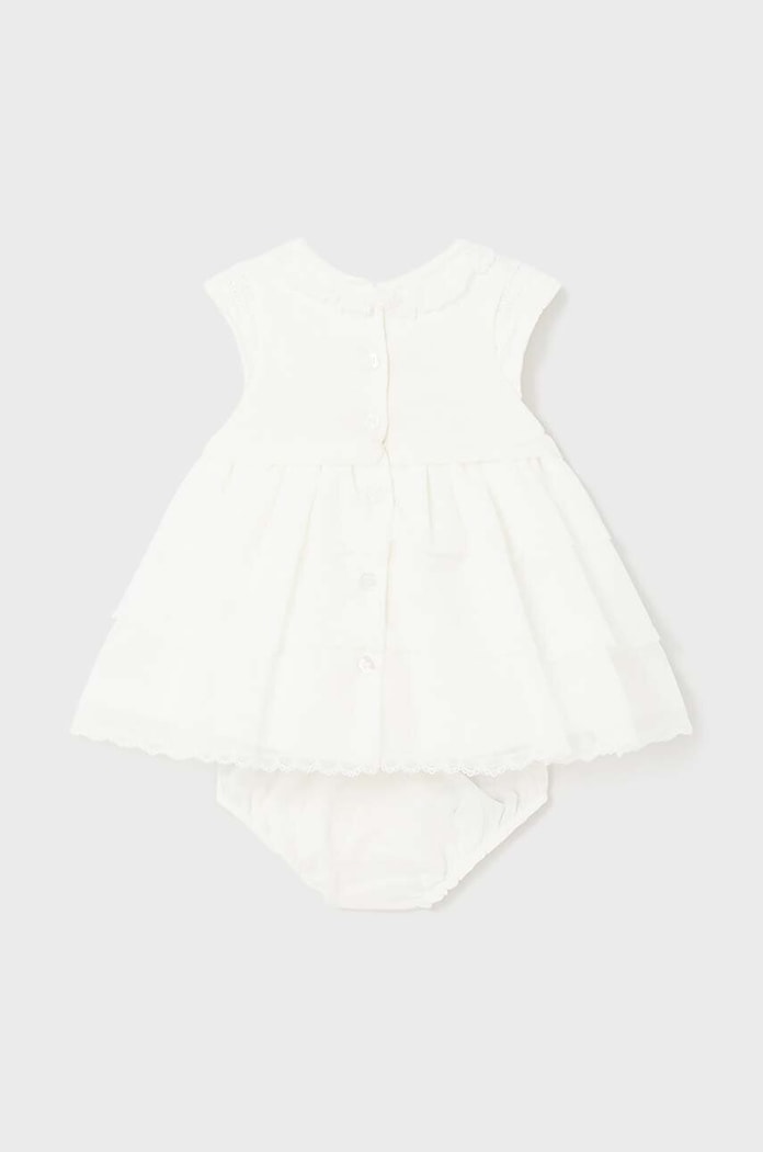 Φόρεμα μωρού Mayoral Newborn 1825.2M.Newborn.PPYH μπεζ SS24