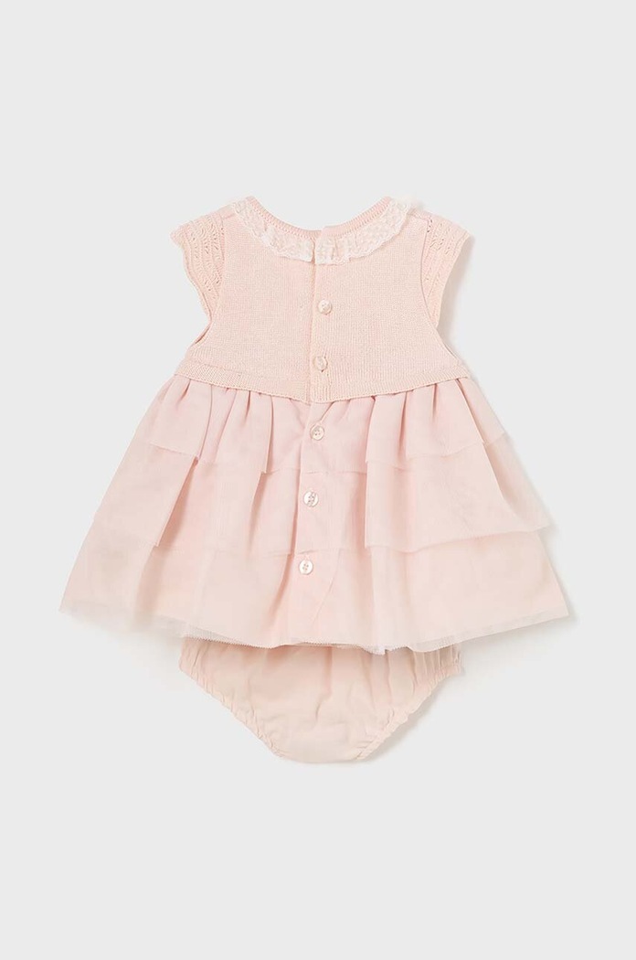 Mayoral Newborn sukienka niemowlęca 1825.2M.Newborn.PPYH beżowy SS24