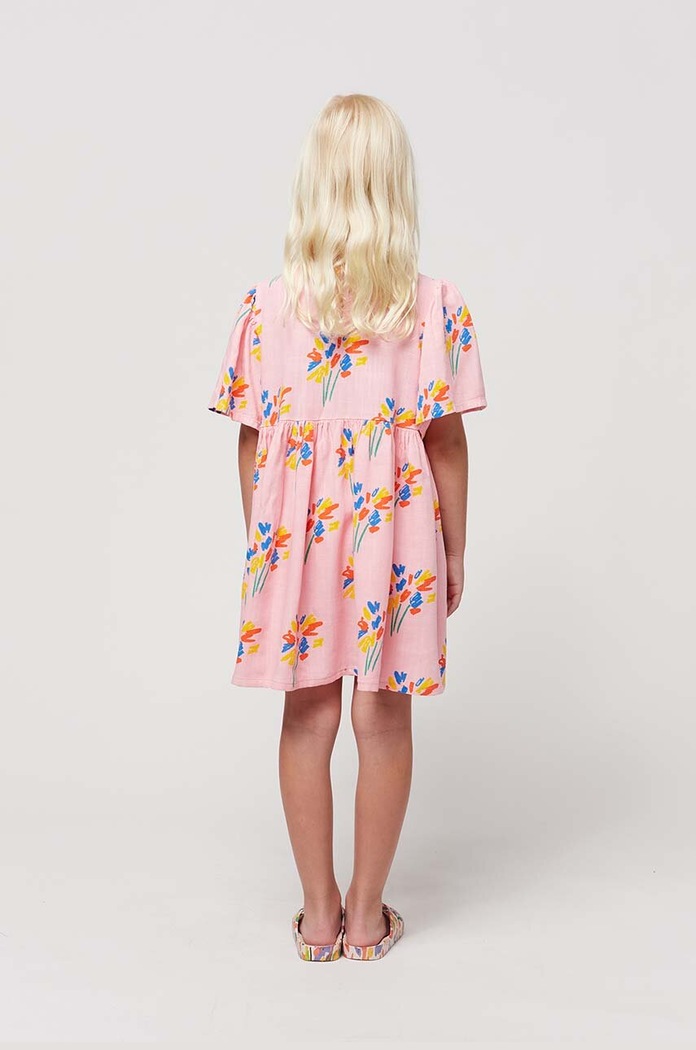 Bobo Choses rochie cu amestec de in pentru copii 124AC132