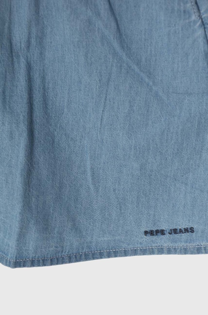 Dziewczynka Pepe Jeans sukienka jeansowa dziecięca QUINCY PG951657 niebieski