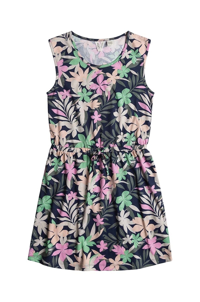 Dětské bavlněné šaty Roxy SURFS UP RG mini námořnická modř ERGKD03249
