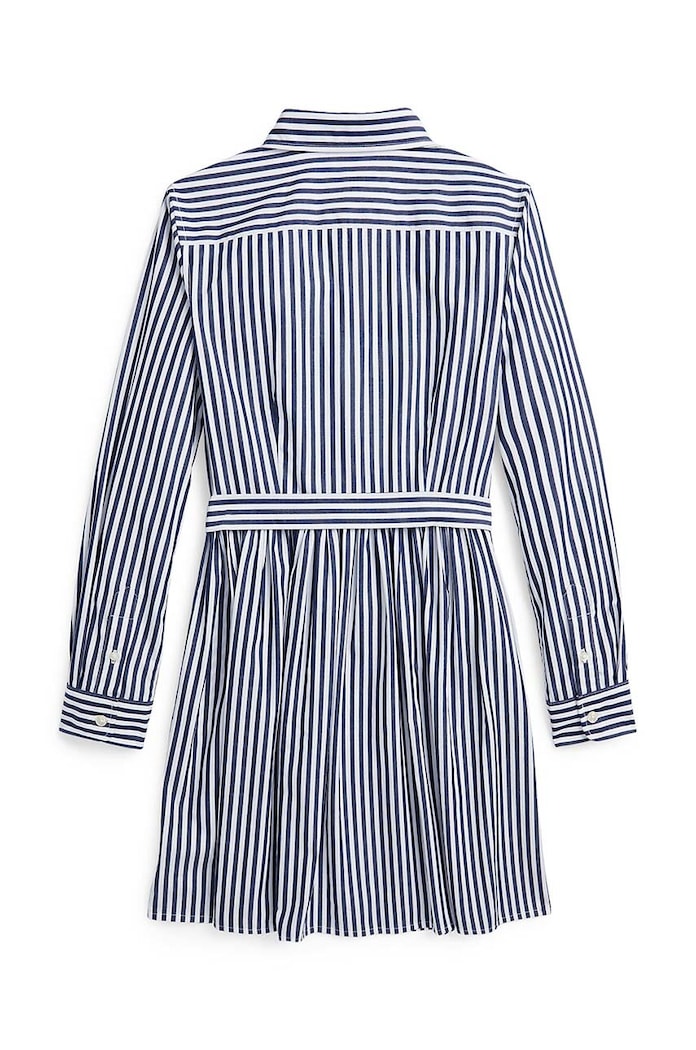 Polo Ralph Lauren sukienka bawełniana dziecięca 313934134003 niebieski AW24