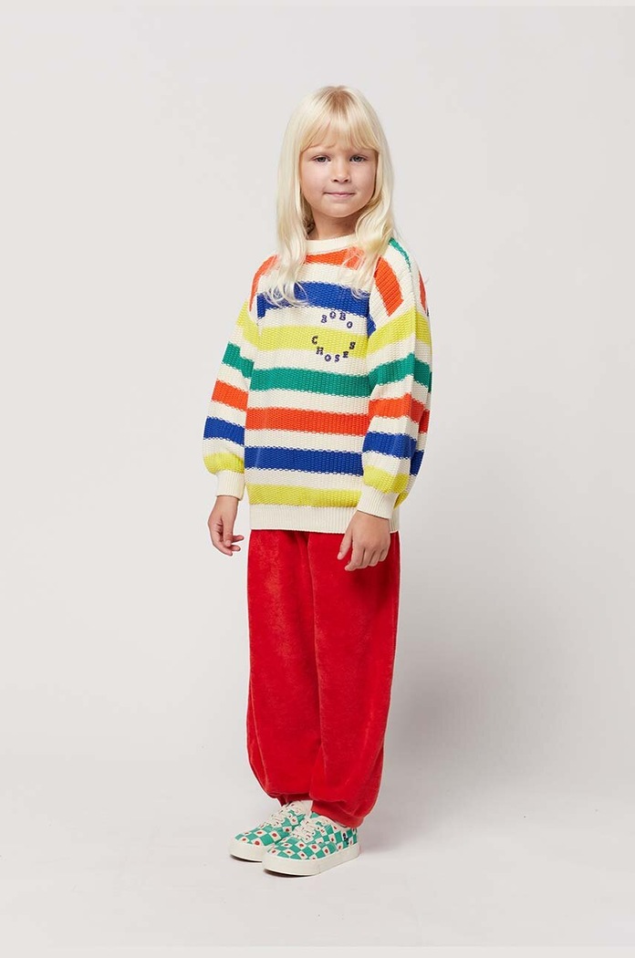Bobo Choses pulover de bumbac pentru copii 124AC135 multicolor