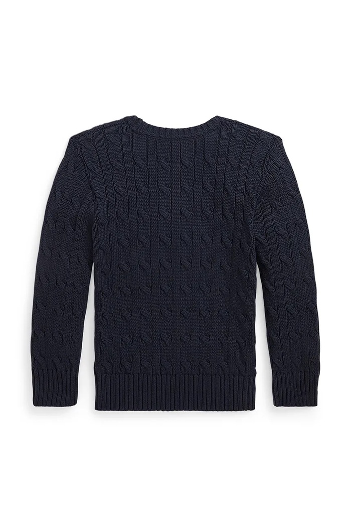 Chlapec Detský bavlnený sveter Polo Ralph Lauren 322702674060 tmavomodrá