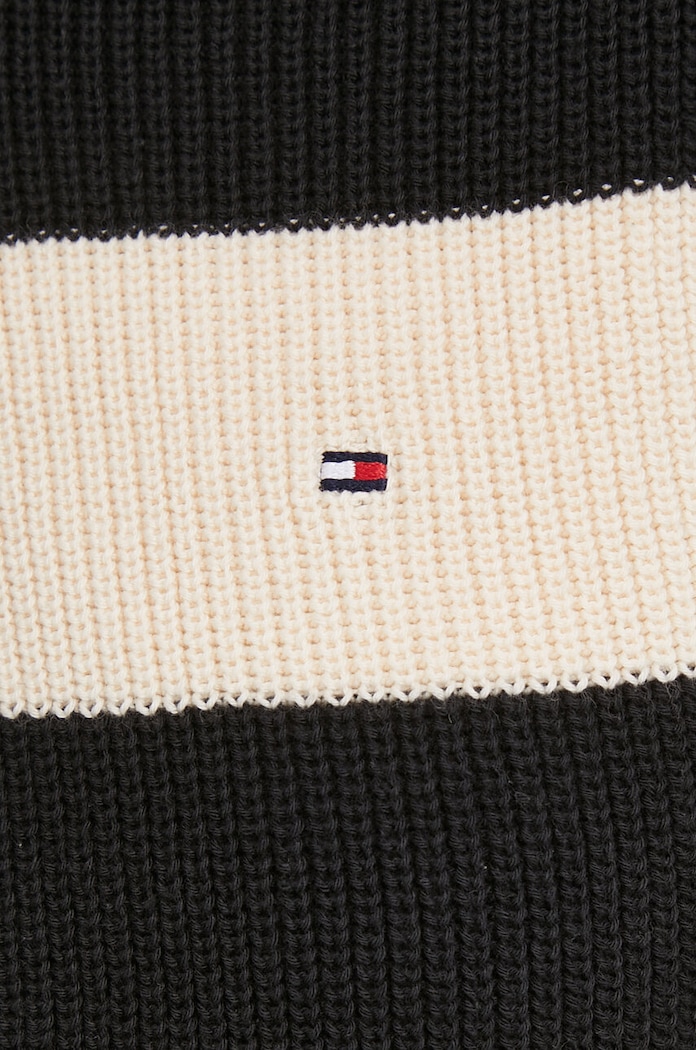 Tommy Hilfiger sweter bawełniany WW0WW40751 czarny