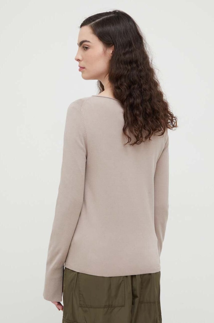 Odzież Marc O'Polo sweter 310512960301 beżowy