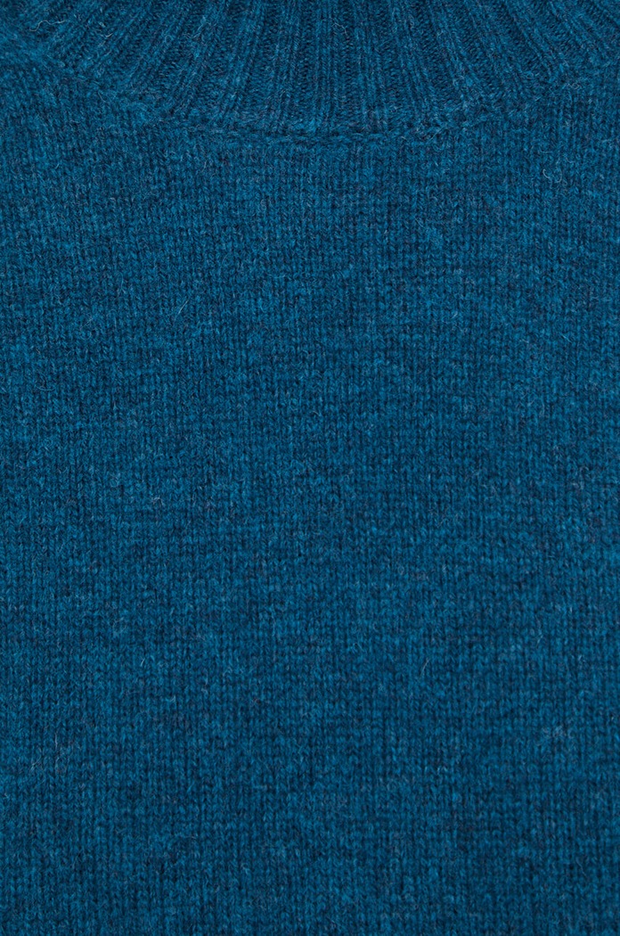Samsoe Samsoe sweter wełniany CHARLOTTE F23400145 zielony