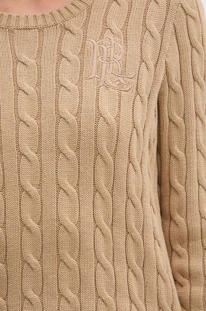 Βαμβακερό πουλόβερ Lauren Ralph Lauren 200932223 μπεζ