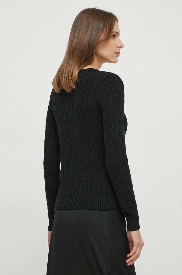 Odjeća Pamučni pulover Lauren Ralph Lauren 200932223 crna
