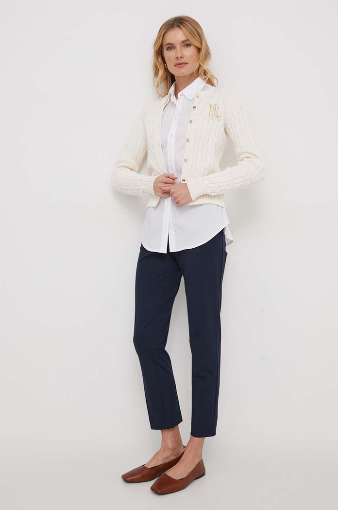 Bavlnený sveter Lauren Ralph Lauren 200932225 béžová AA00