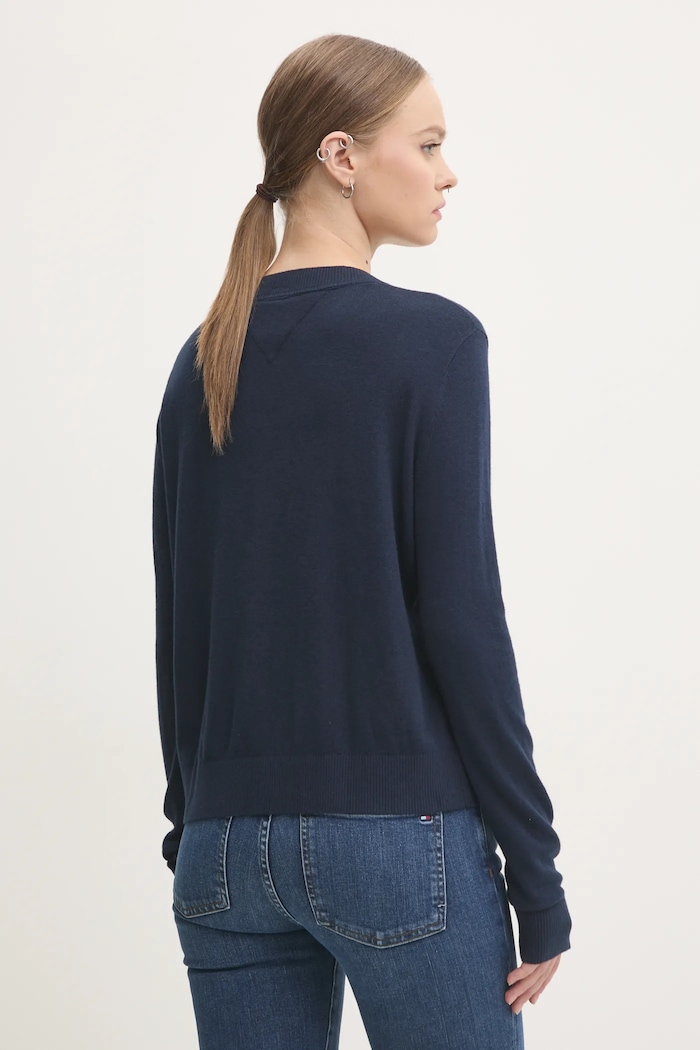 Oblečení Svetr Tommy Jeans DW0DW17254 námořnická modř