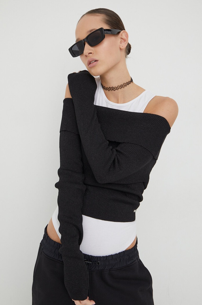 Svetr Tommy Jeans černá DW0DW17501